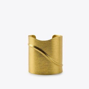 Zara Metallic Cuff in Gold Tone